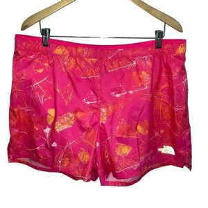 The North Face Men's Limitless Run‎ Shorts PinkOrange Lightweight Breathable XL